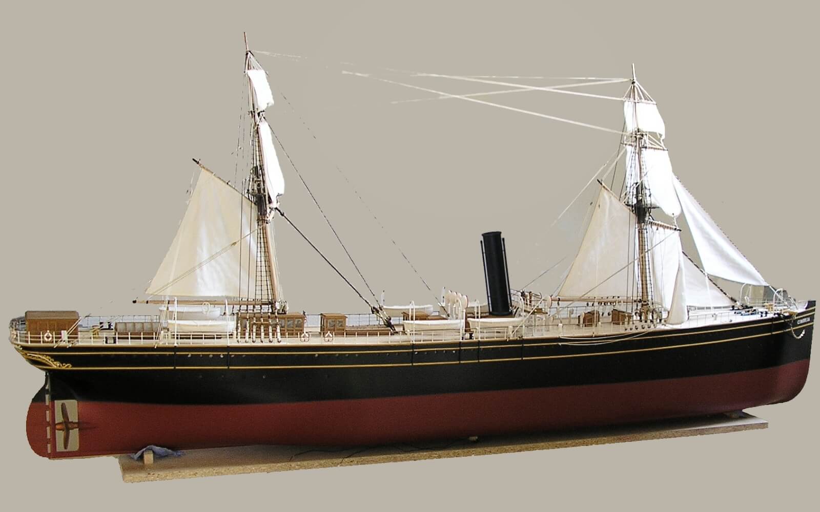 SS CIMBRIA  german ocean liner 1867