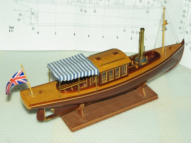 ELIDIR steam boat from XIX. sec.